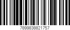 Código de barras (EAN, GTIN, SKU, ISBN): '7899838821757'