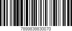 Código de barras (EAN, GTIN, SKU, ISBN): '7899838830070'