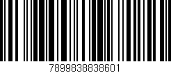 Código de barras (EAN, GTIN, SKU, ISBN): '7899838838601'