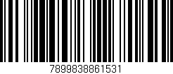 Código de barras (EAN, GTIN, SKU, ISBN): '7899838861531'