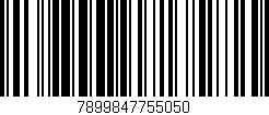 Código de barras (EAN, GTIN, SKU, ISBN): '7899847755050'