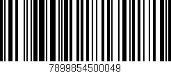 Código de barras (EAN, GTIN, SKU, ISBN): '7899854500049'