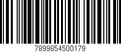 Código de barras (EAN, GTIN, SKU, ISBN): '7899854500179'