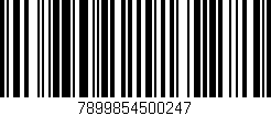 Código de barras (EAN, GTIN, SKU, ISBN): '7899854500247'