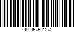 Código de barras (EAN, GTIN, SKU, ISBN): '7899854501343'