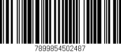 Código de barras (EAN, GTIN, SKU, ISBN): '7899854502487'