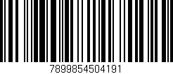 Código de barras (EAN, GTIN, SKU, ISBN): '7899854504191'