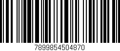 Código de barras (EAN, GTIN, SKU, ISBN): '7899854504870'