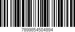 Código de barras (EAN, GTIN, SKU, ISBN): '7899854504894'