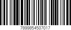Código de barras (EAN, GTIN, SKU, ISBN): '7899854507017'