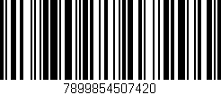 Código de barras (EAN, GTIN, SKU, ISBN): '7899854507420'