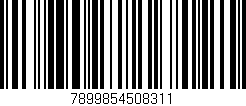 Código de barras (EAN, GTIN, SKU, ISBN): '7899854508311'