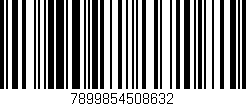 Código de barras (EAN, GTIN, SKU, ISBN): '7899854508632'