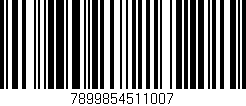 Código de barras (EAN, GTIN, SKU, ISBN): '7899854511007'