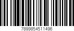 Código de barras (EAN, GTIN, SKU, ISBN): '7899854511496'