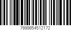 Código de barras (EAN, GTIN, SKU, ISBN): '7899854512172'
