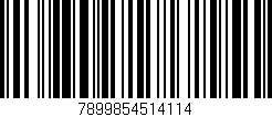 Código de barras (EAN, GTIN, SKU, ISBN): '7899854514114'