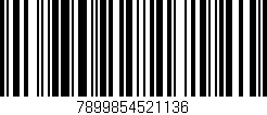 Código de barras (EAN, GTIN, SKU, ISBN): '7899854521136'