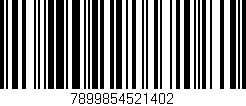 Código de barras (EAN, GTIN, SKU, ISBN): '7899854521402'