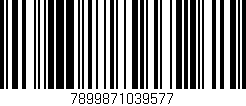 Código de barras (EAN, GTIN, SKU, ISBN): '7899871039577'
