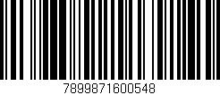 Código de barras (EAN, GTIN, SKU, ISBN): '7899871600548'