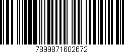 Código de barras (EAN, GTIN, SKU, ISBN): '7899871602672'