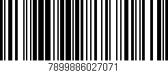 Código de barras (EAN, GTIN, SKU, ISBN): '7899886027071'