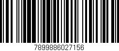 Código de barras (EAN, GTIN, SKU, ISBN): '7899886027156'