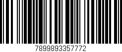 Código de barras (EAN, GTIN, SKU, ISBN): '7899893357772'