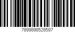 Código de barras (EAN, GTIN, SKU, ISBN): '7899898528597'
