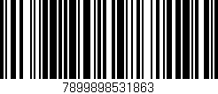 Código de barras (EAN, GTIN, SKU, ISBN): '7899898531863'