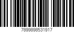 Código de barras (EAN, GTIN, SKU, ISBN): '7899898531917'