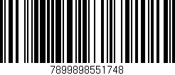 Código de barras (EAN, GTIN, SKU, ISBN): '7899898551748'