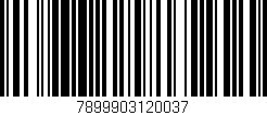Código de barras (EAN, GTIN, SKU, ISBN): '7899903120037'