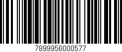 Código de barras (EAN, GTIN, SKU, ISBN): '7899956000577'