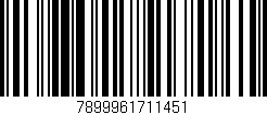 Código de barras (EAN, GTIN, SKU, ISBN): '7899961711451'