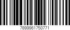 Código de barras (EAN, GTIN, SKU, ISBN): '7899961750771'
