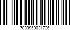 Código de barras (EAN, GTIN, SKU, ISBN): '7899968031736'
