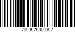 Código de barras (EAN, GTIN, SKU, ISBN): '7899979800697'