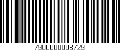 Código de barras (EAN, GTIN, SKU, ISBN): '7900000008729'