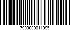Código de barras (EAN, GTIN, SKU, ISBN): '7900000011095'