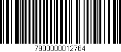 Código de barras (EAN, GTIN, SKU, ISBN): '7900000012764'