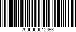 Código de barras (EAN, GTIN, SKU, ISBN): '7900000012856'