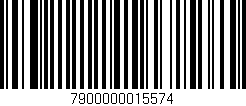 Código de barras (EAN, GTIN, SKU, ISBN): '7900000015574'