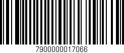 Código de barras (EAN, GTIN, SKU, ISBN): '7900000017066'