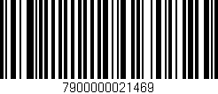 Código de barras (EAN, GTIN, SKU, ISBN): '7900000021469'