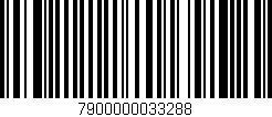 Código de barras (EAN, GTIN, SKU, ISBN): '7900000033288'