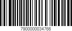 Código de barras (EAN, GTIN, SKU, ISBN): '7900000034766'