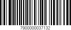 Código de barras (EAN, GTIN, SKU, ISBN): '7900000037132'