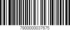 Código de barras (EAN, GTIN, SKU, ISBN): '7900000037675'